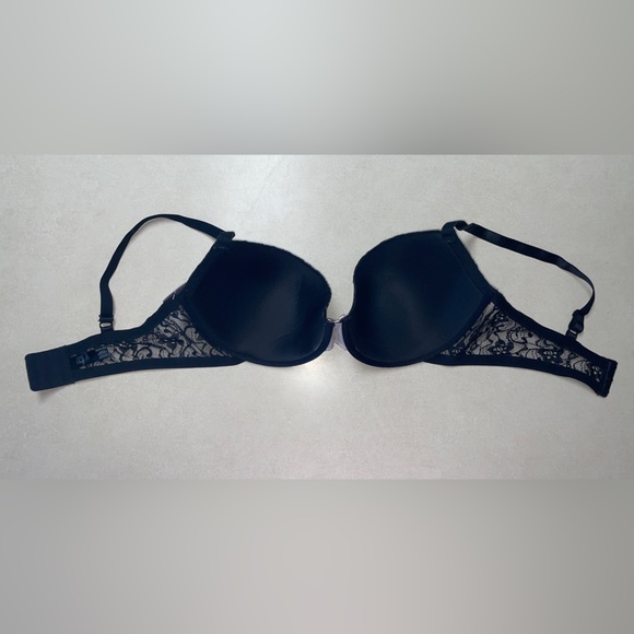 NWT Smart & Sexy Black Lace Padded Bra Size 38DDD/40DD - Picture 3 of 6